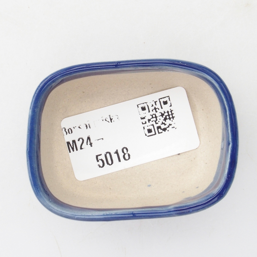 Mini bonsai tál 5,5 x 4 x 2,5 cm, kék színben