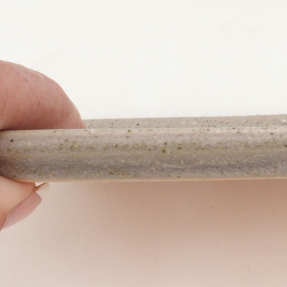 Kerámia tál H50 - 18 x 13 x 1 cm - bézs színű