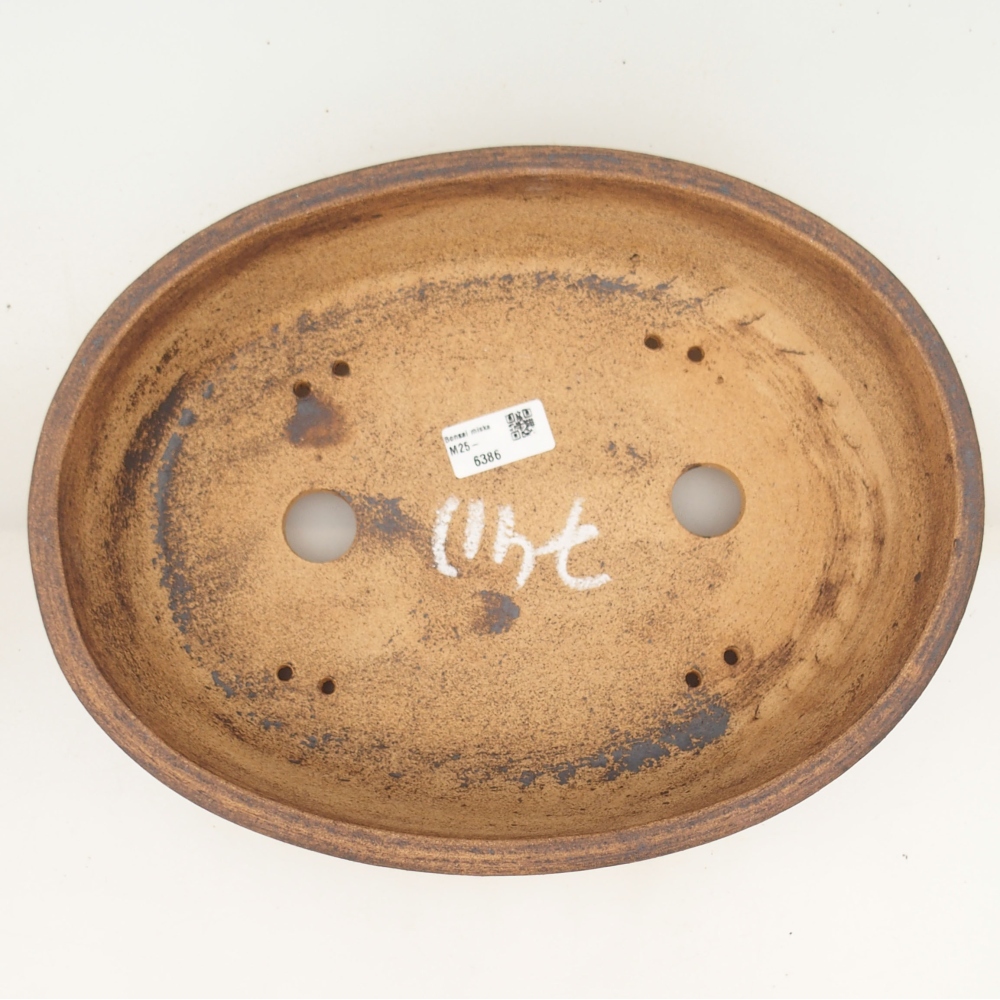 Bonsai tál 32,5 x 25 x 8 cm , színe barna