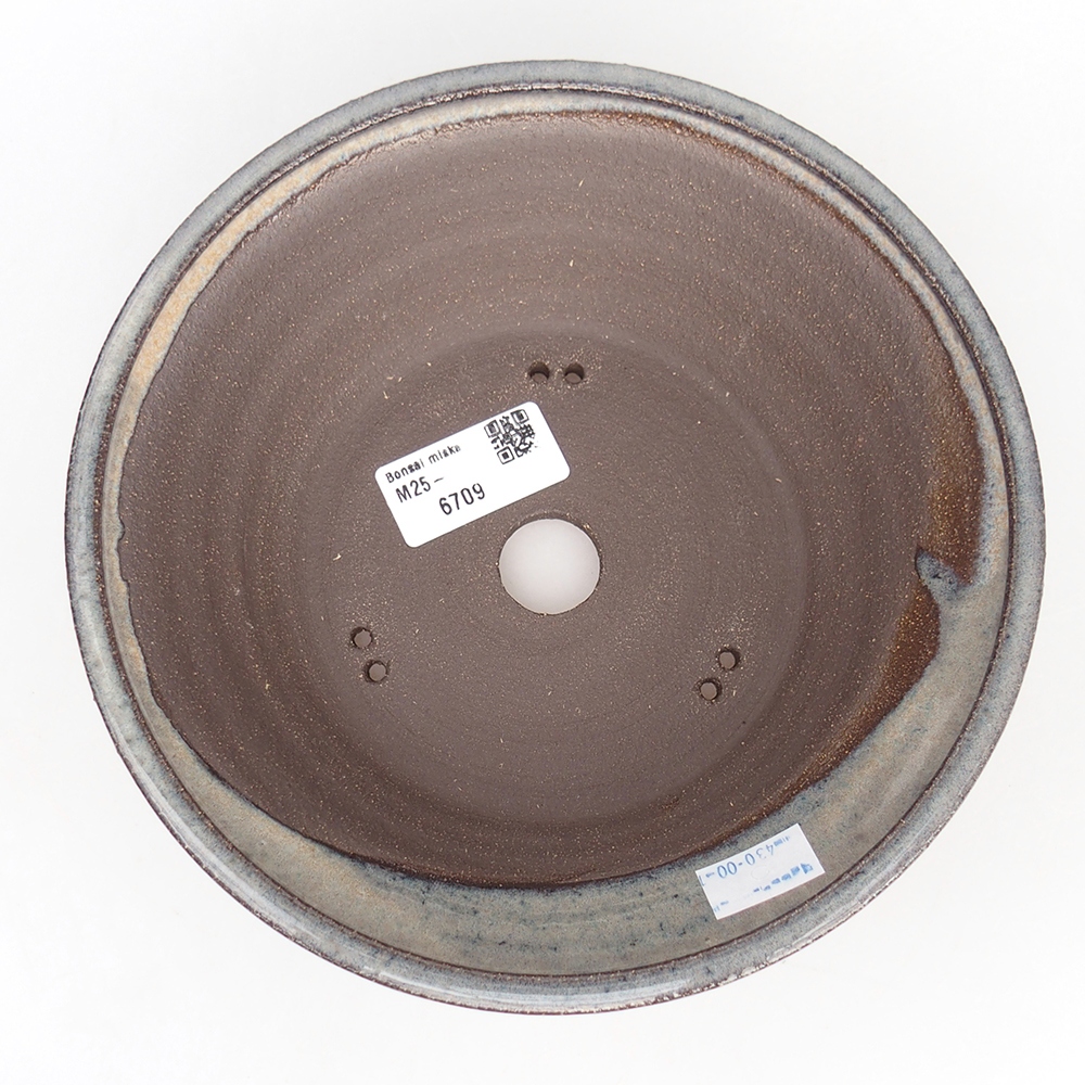 kerámia bonsai tál 19 x 19 x 6 cm, szürke