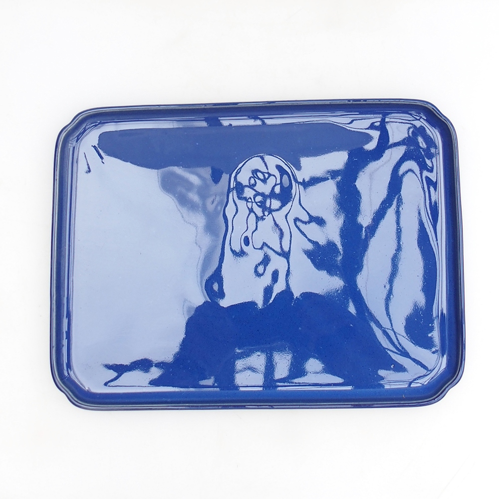 Bonsai tál + csészealj H07 - 30 x 20,5 x 8 cm.