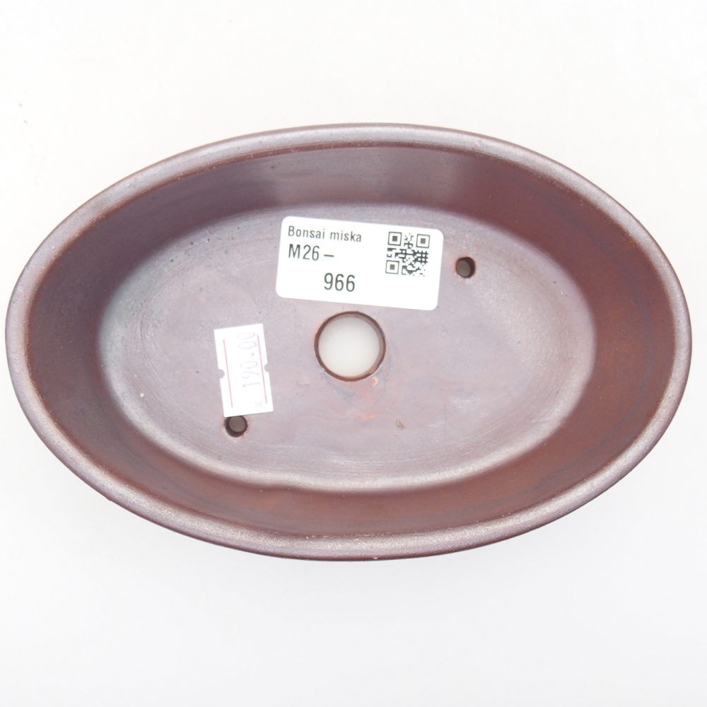 Kerámia bonsai tál 15 x 9,5 x 4 cm, fém színben