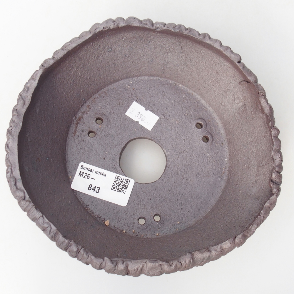 Kerámia bonsai tál 16,5 x 16,5 x 6,5 cm, fém színben