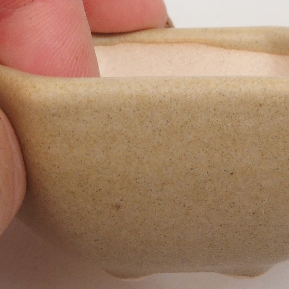 Mini bonsai tál 6,5 x 6 x 2,5 cm, barna