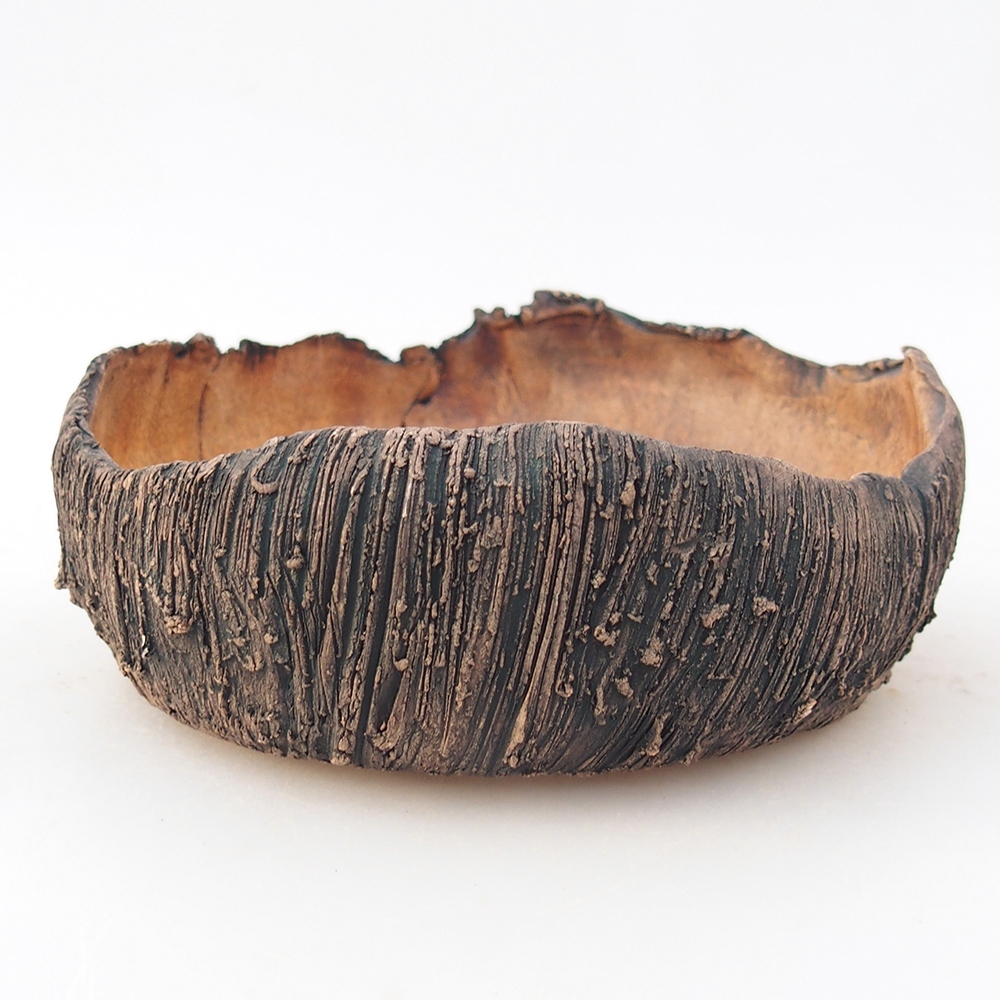 kerámia bonsai tál 13 x 13 x 6 cm, zöld