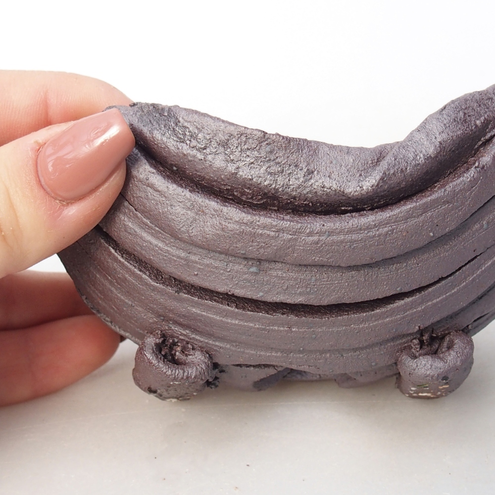 Kerámia kagyló 11 x 8,5 x 6 cm , metál színű