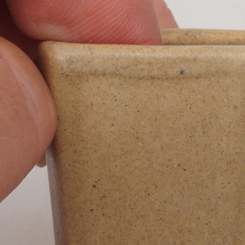 Mini bonsai tál 3,5 x 3 x 5 cm, barna