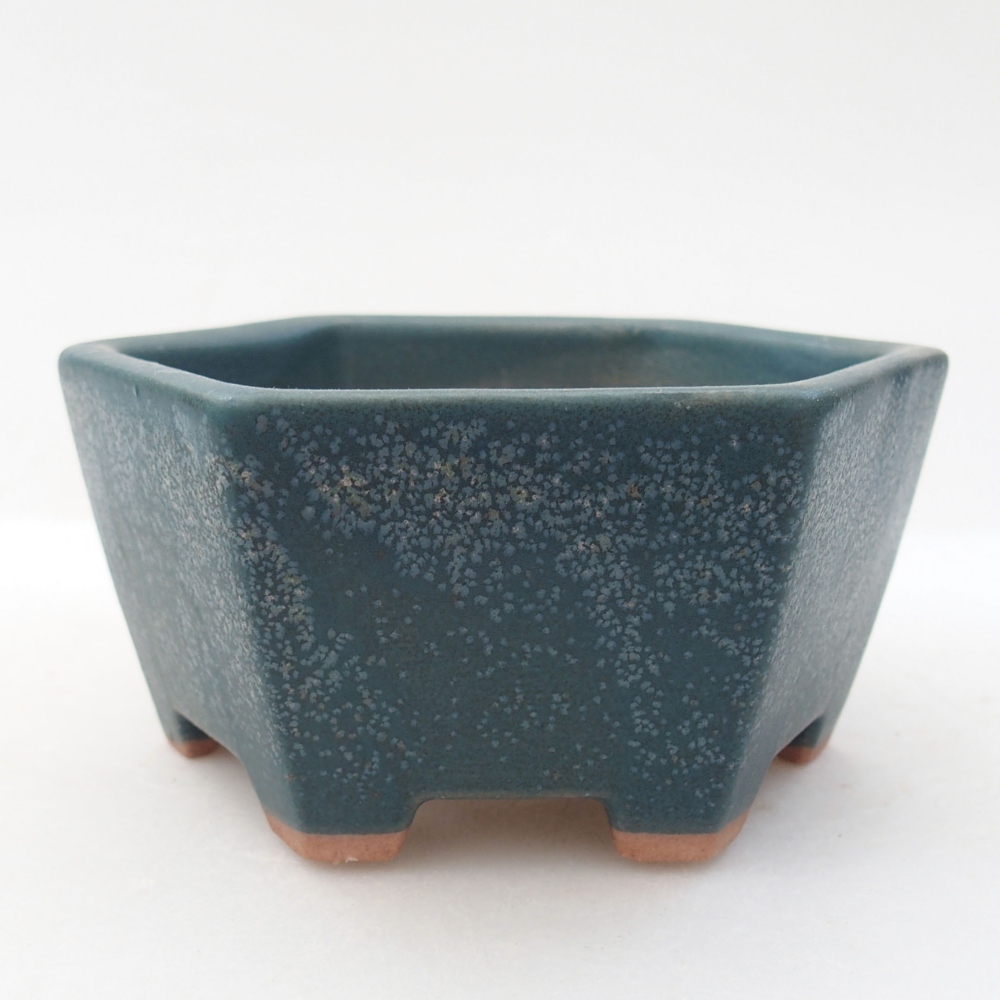 kerámia bonsai tál 10 x 9 x 5 cm, kék színben