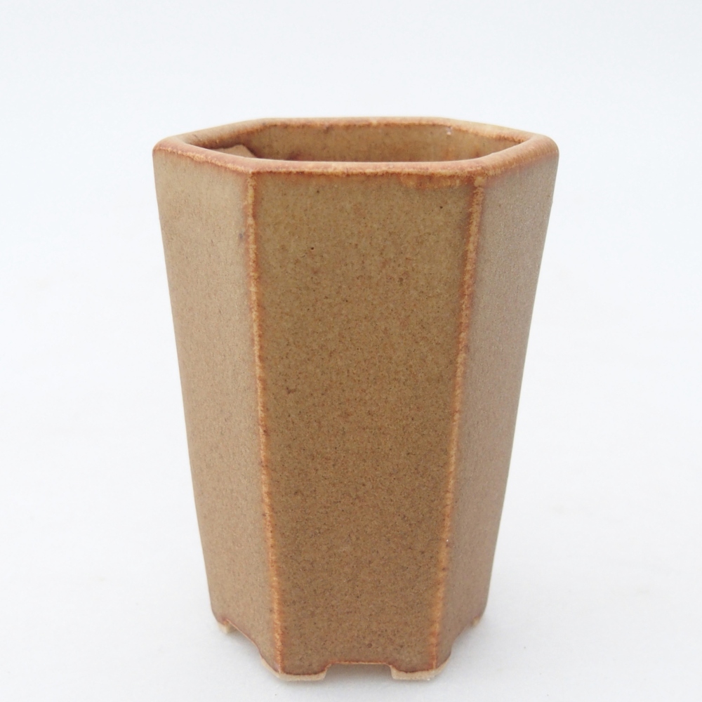 Mini bonsai tál 5 x 4,5 x 6,5 cm, barna