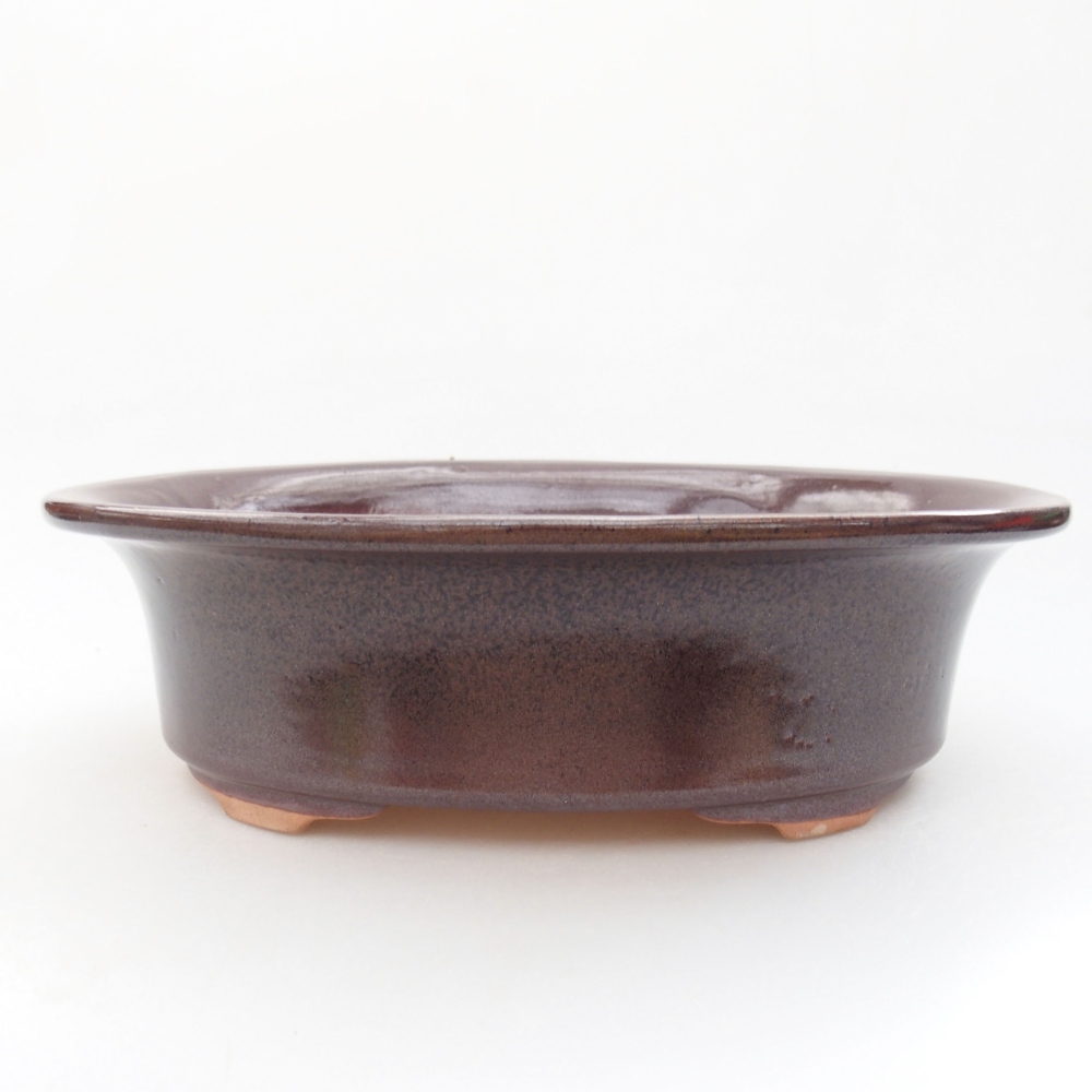 kerámia bonsai tál 22 x 17 x 5 cm, zöld