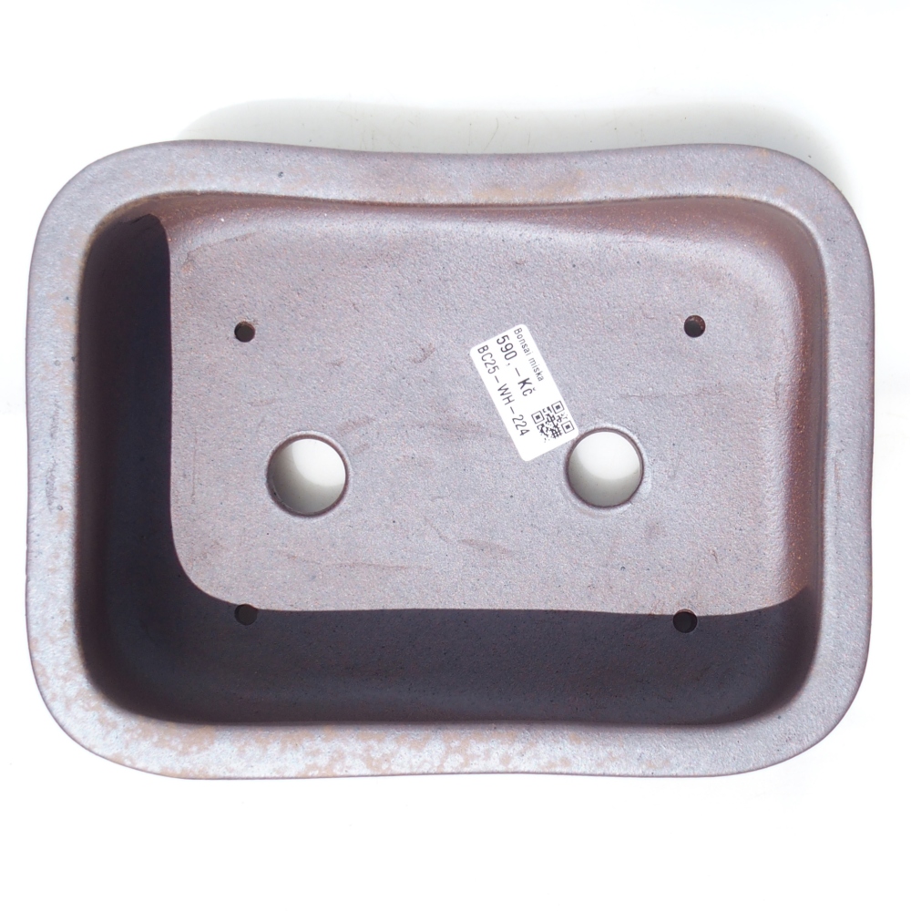 Tál 23,5 x 17 x 8,5 cm barna színben