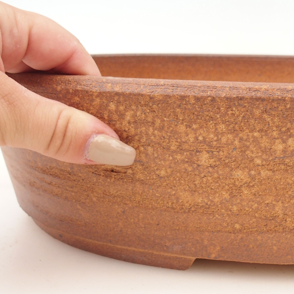 Bonsai tál 32 x 25 x 8,5 cm , színe barna