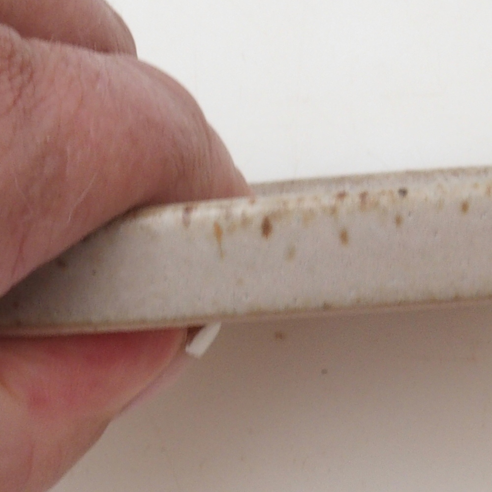 Bonsai csészealj négyzet 9 x 9 x 1 cm - bézs színű