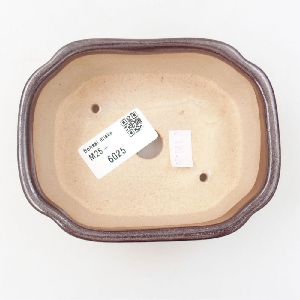 kerámia bonsai tál 22 x 17 x 5 cm, zöld