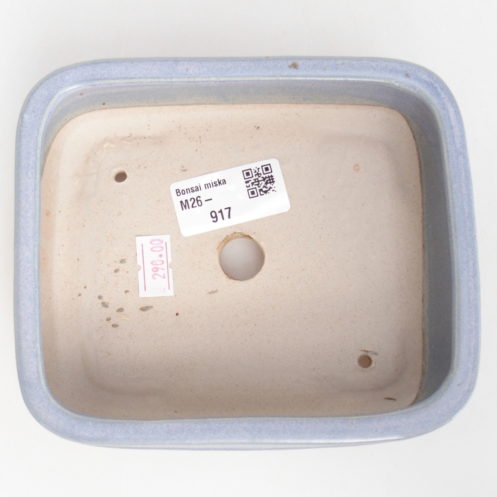 kerámia bonsai tál 14,5 x 12,5 x 4,5 cm, kék színű