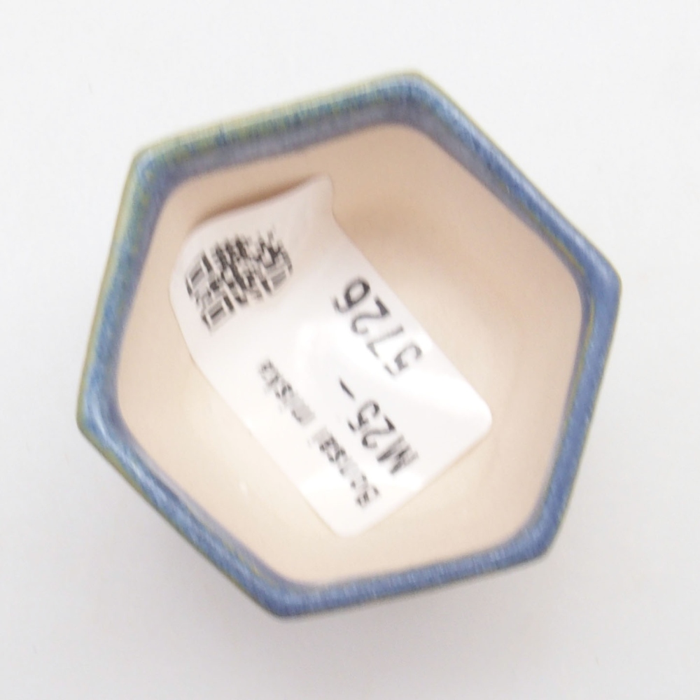 Mini bonsai tál 4,5 x 4 x 3,5 cm, kék színben