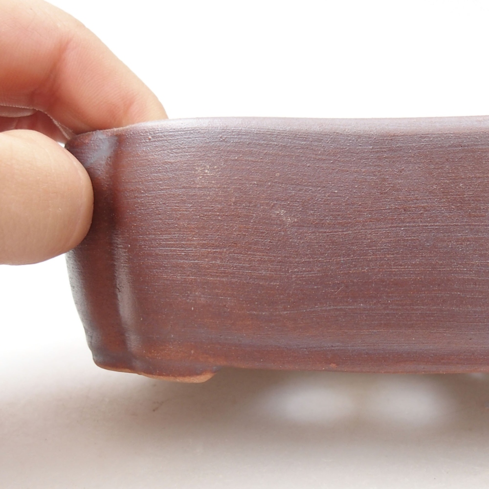 kerámia bonsai tál 22 x 17 x 5 cm, zöld