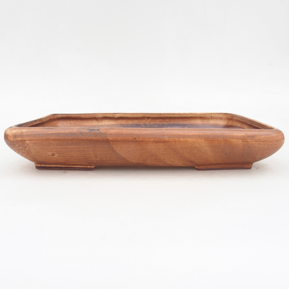 kerámia bonsai tál 24 x 17,5 x 4 cm, rózsaszínű