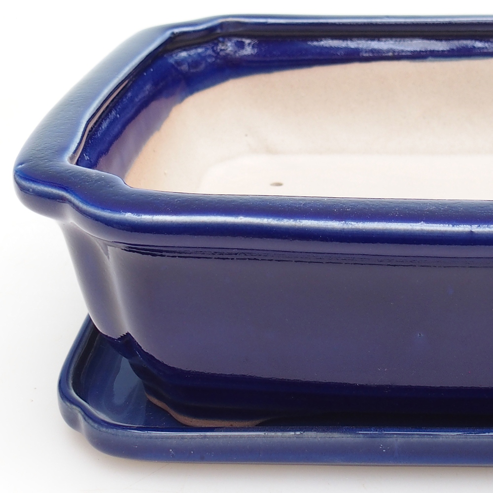 Bonsai tál + csészealj H07 - 30 x 20,5 x 8 cm.