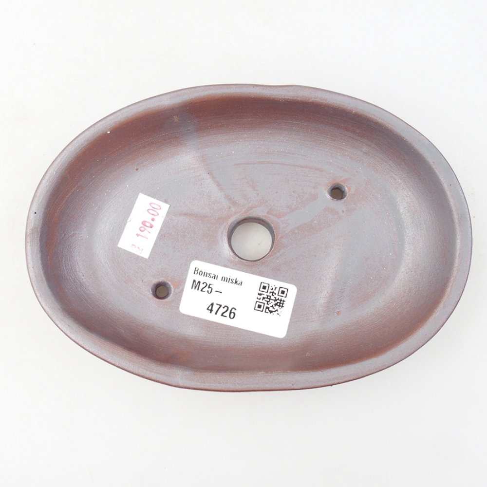 Kerámia bonsai tál 15,5 x 11 x 3 cm, fém színben