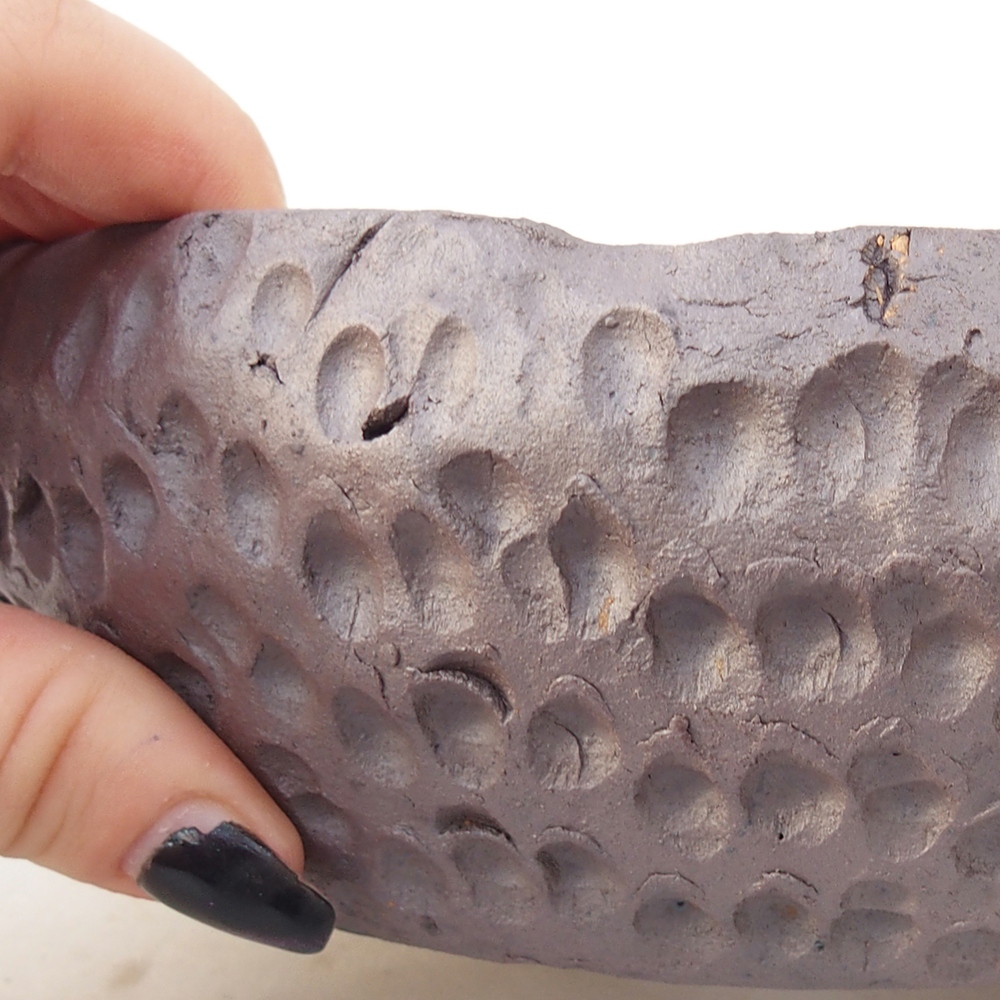 Kerámia bonsai tál 17 x 17 x 6,5 cm, fém színben