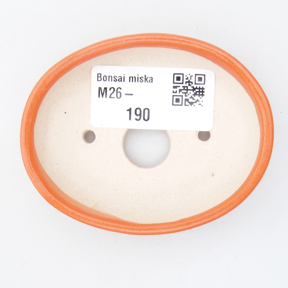 Mini bonsai tál 7,5 x 6 x 2 cm, narancssárga
