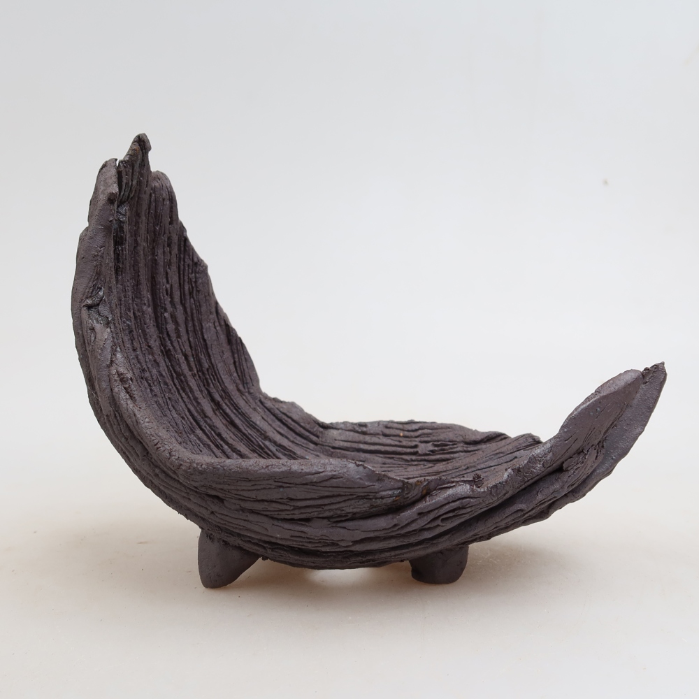 Kerámia héj  14,5 x 11 x 12,5 cm, barna színű