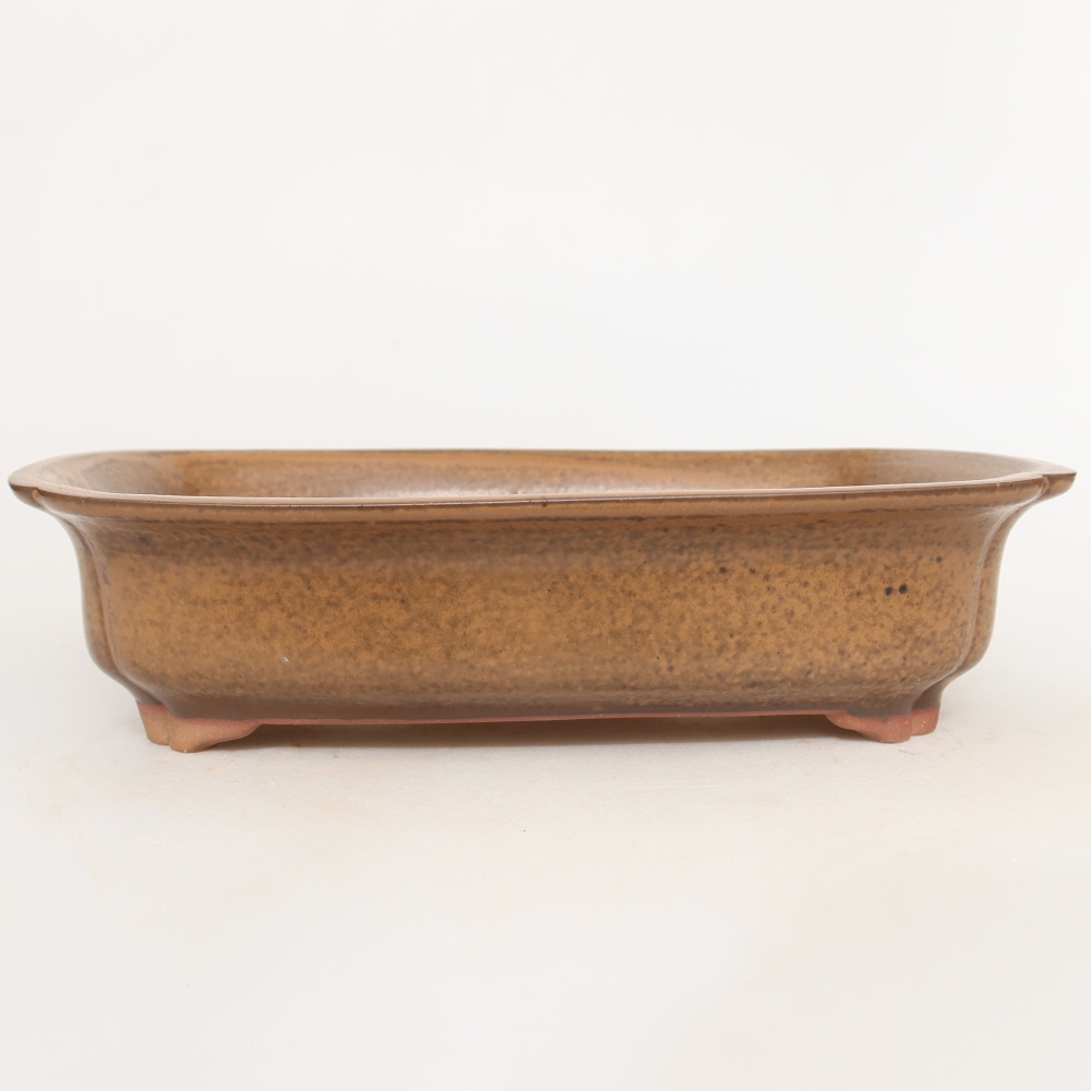 Kerámia tál  24 x 17 x 6 cm, barna színű