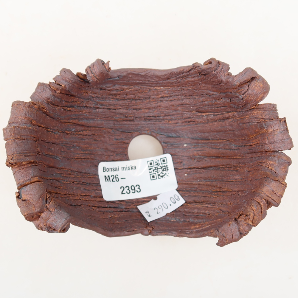 Kerámia héj  12 x 8 x 7 cm, barna színű