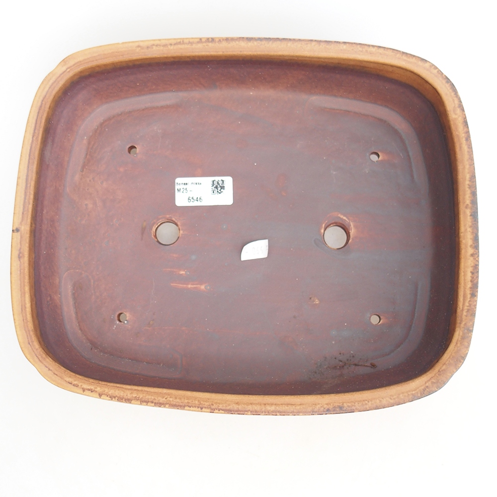 kerámia bonsai tál 29,5 x 24 x 7 cm, rózsaszínű