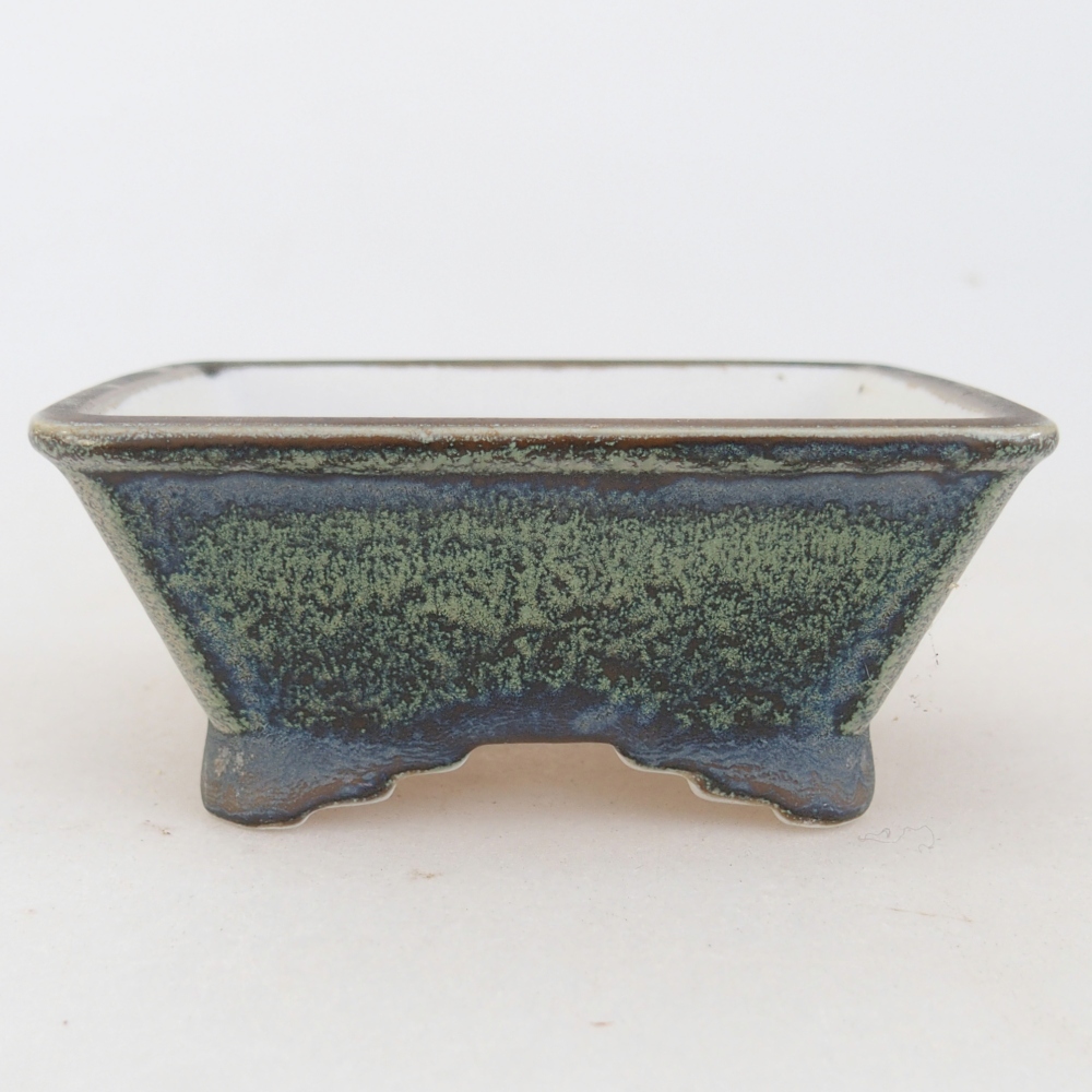 Mini bonsai tál 8,5 x 7,5 x 4 cm, zöld