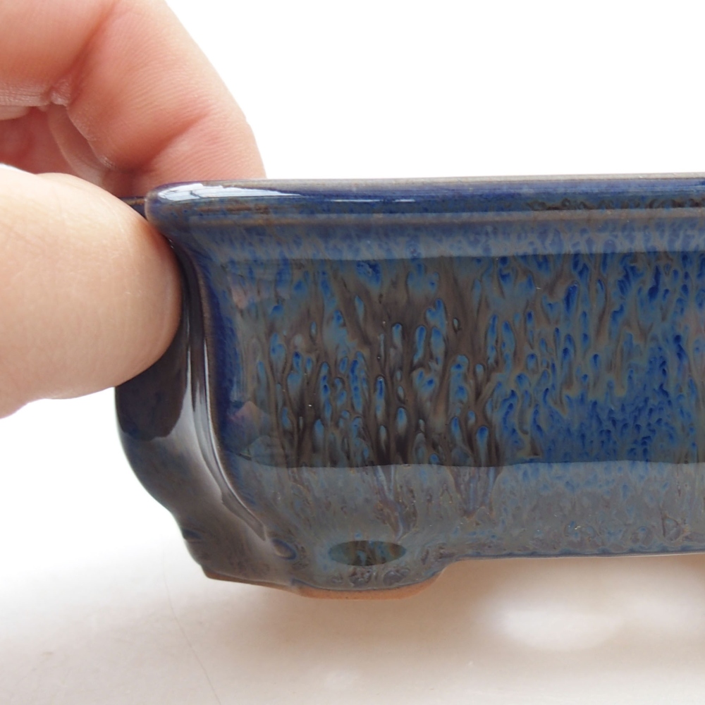 kerámia bonsai tál 22 x 17 x 5 cm, zöld