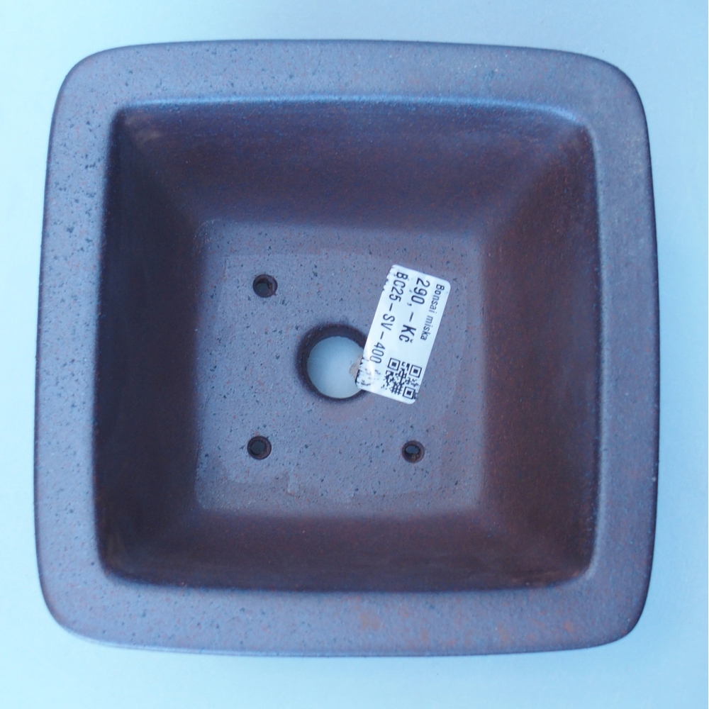 Tál 15,5 x 15,5 x 9 cm barna