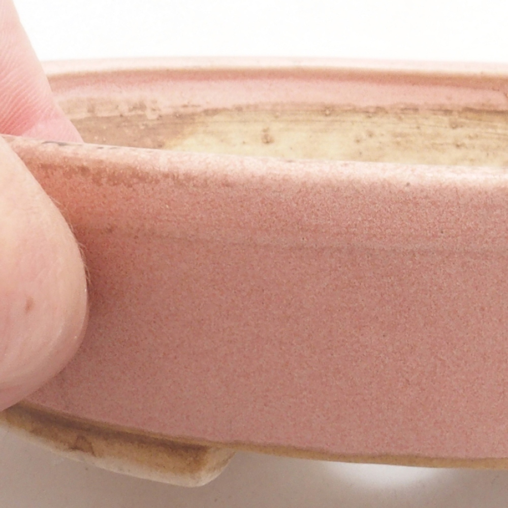 kerámia bonsai tál 10 x 8,5 x 4 cm, barna