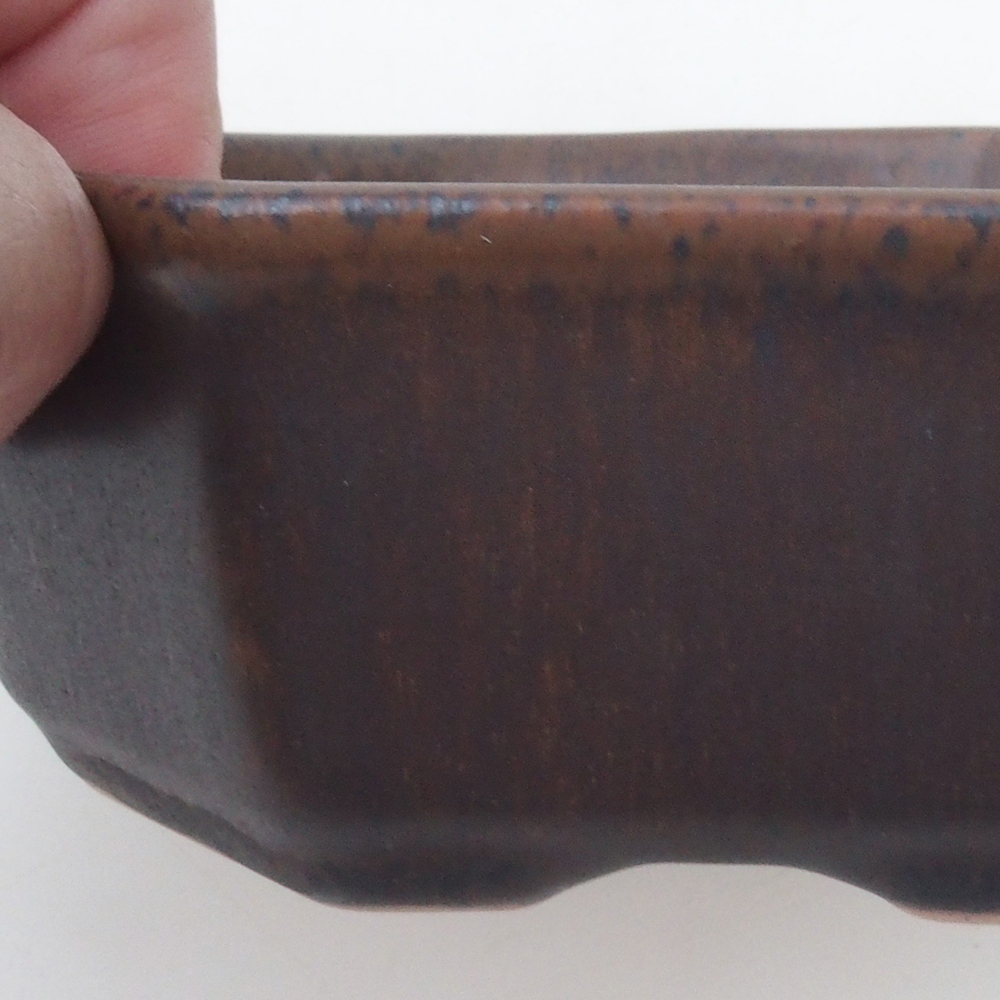 Bonsai tál H13 - 12,5 x 12,5 x 4,5 cm. - kék