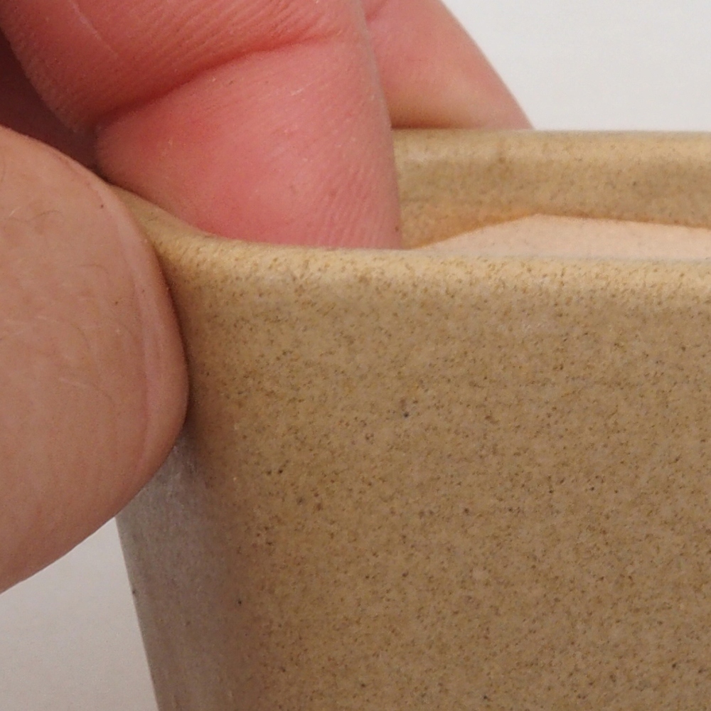 Mini bonsai tál 5 x 5 x 5 cm, barna