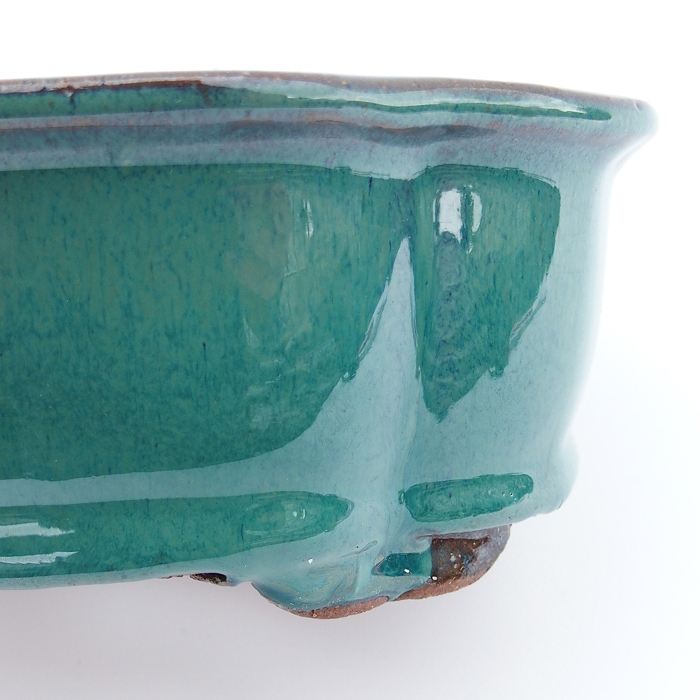 Tál 20 x 16 x 6,5 cm zöld-kék