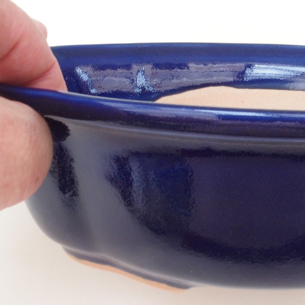 Bonsai tál H75 - 19 x 14 x 6,5 cm. - kék