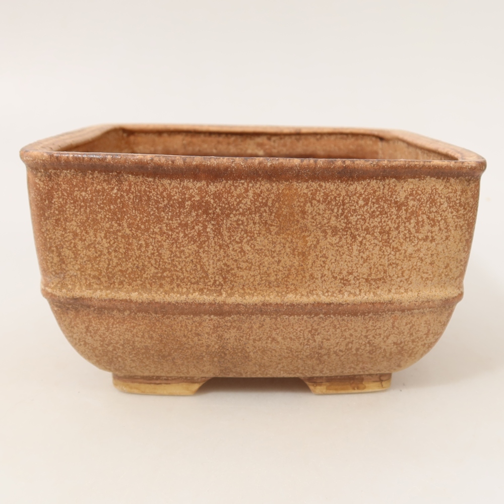 Kerámia bonsai tál, 16,5 x 16,5 x 9,5 cm, rózsaszín