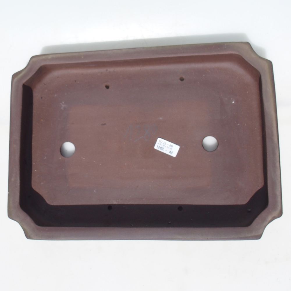 Bonsai tál 44,5 x 32 x 6,5 cm - barna