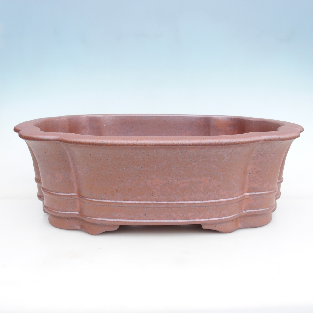 kerámia bonsai tál 51 x 44 x 15,5 cm , fém színű - CSAK SZEMÉLYES ELSZÁLLÍTÁS vagy raklapos szállítás