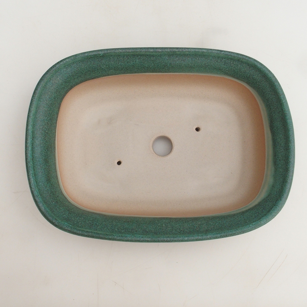 Bonsai tál H25 - 23 x 17 x 5,5 cm. - zöld