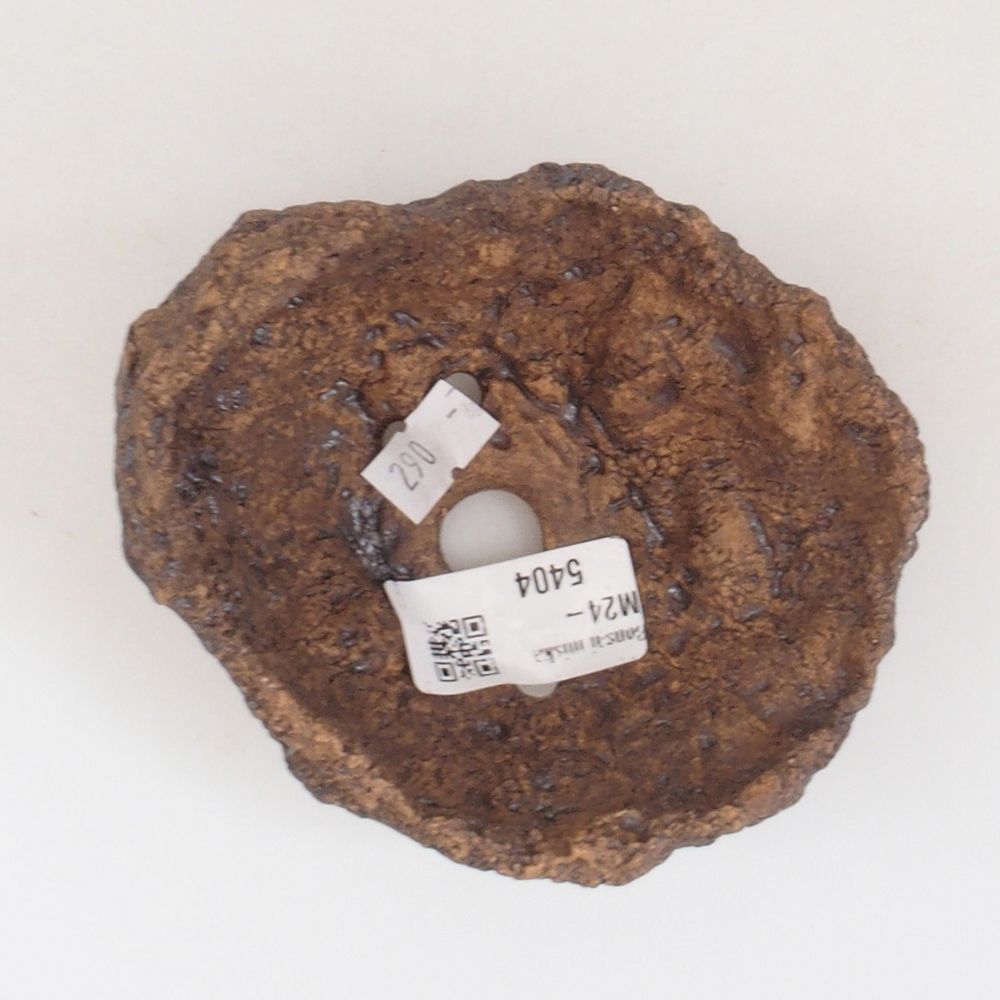 Kerámia kagyló 10 x 8 x 10 cm , barna színű