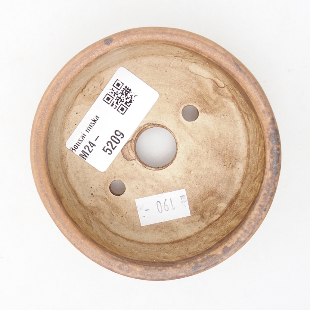 kerámia bonsai tál 9 x 9 x 3,5 cm, rózsaszínű