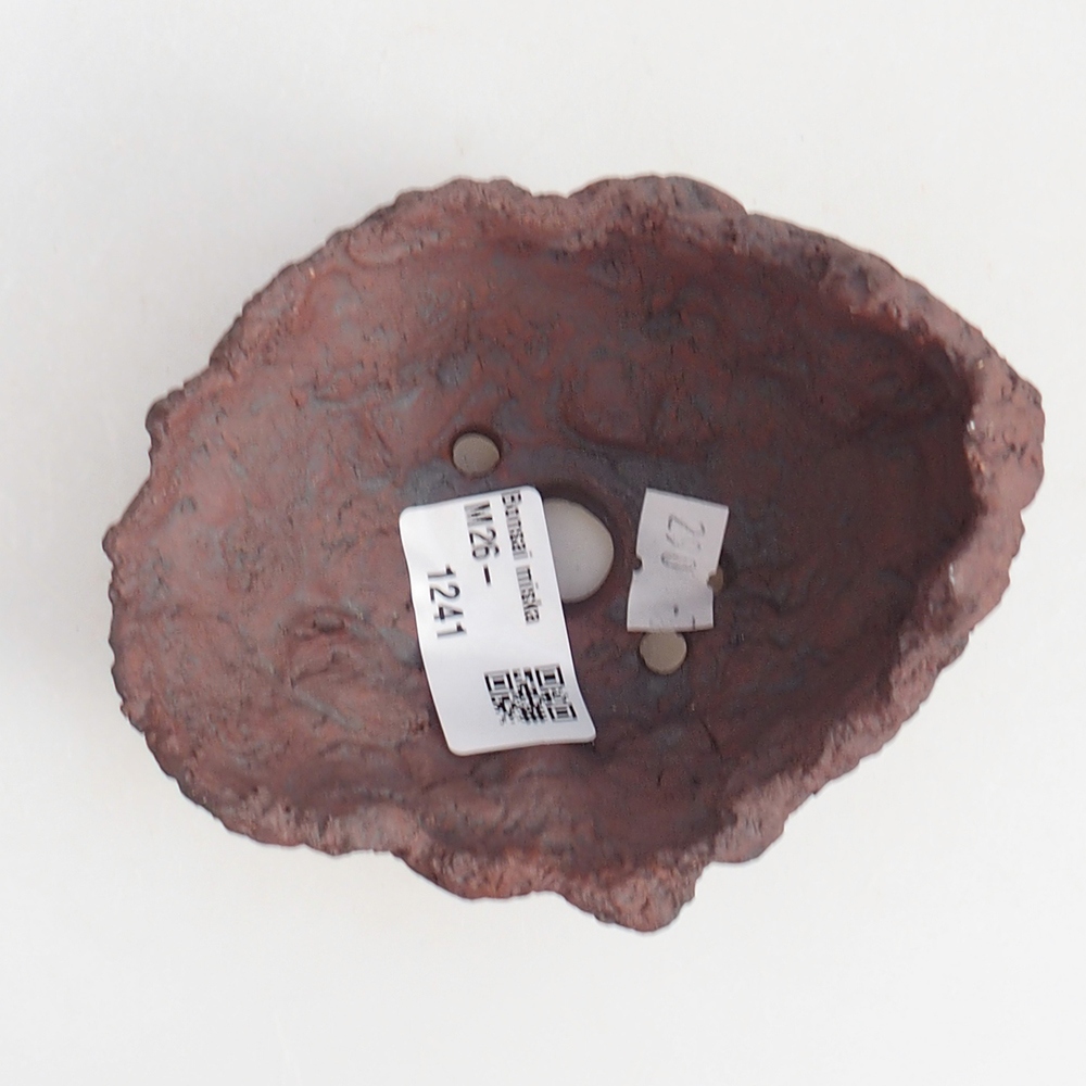 Kerámia kagyló 10 x 8 x 8,5 cm , barna színű