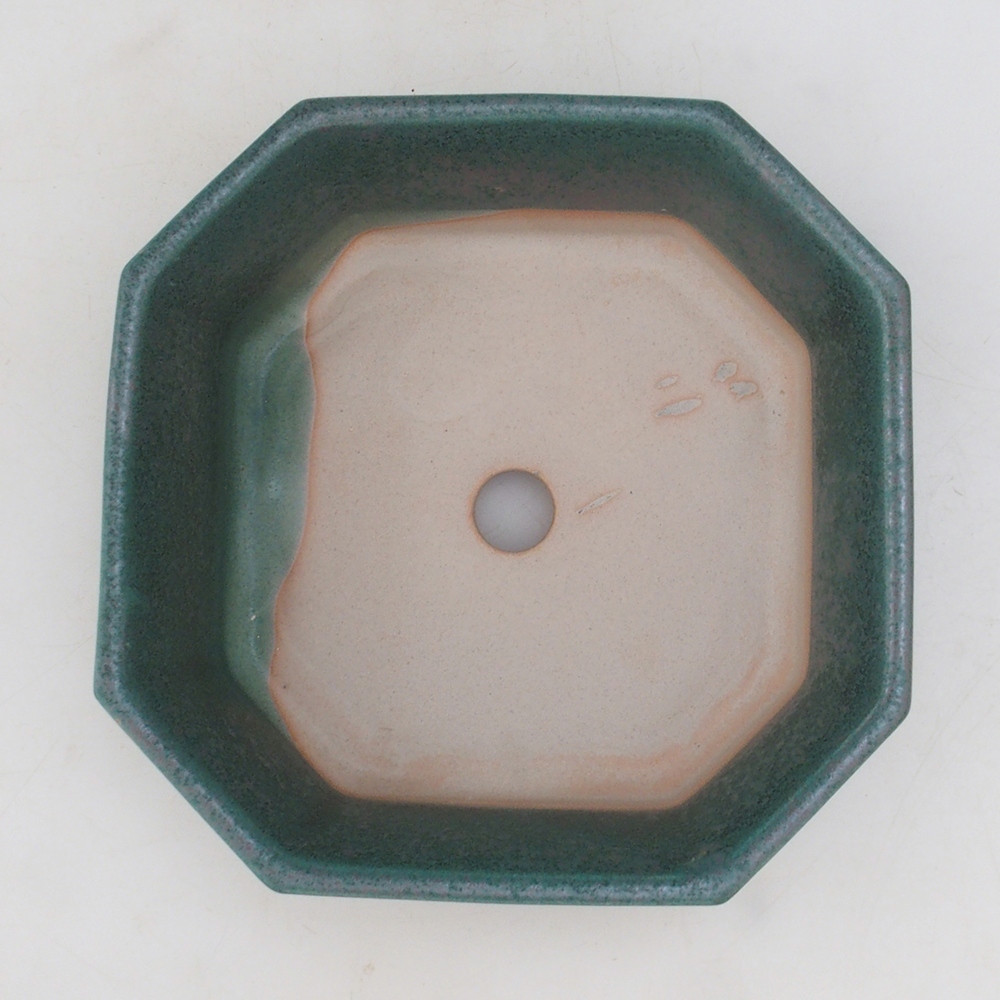 Bonsai tál H14 - 17,5 x 17,5 x 6 - zöld