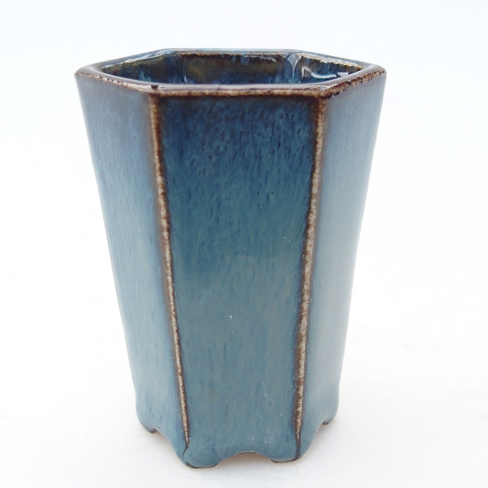 Mini bonsai tál 4 x 3,5 x 5,5 cm, kék színben