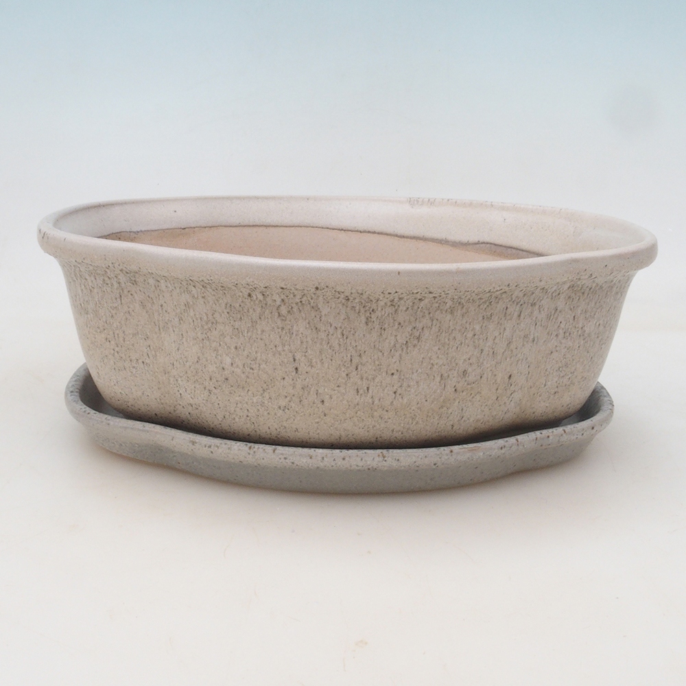 Bonsai tál + csészealj H75 - bézs színben