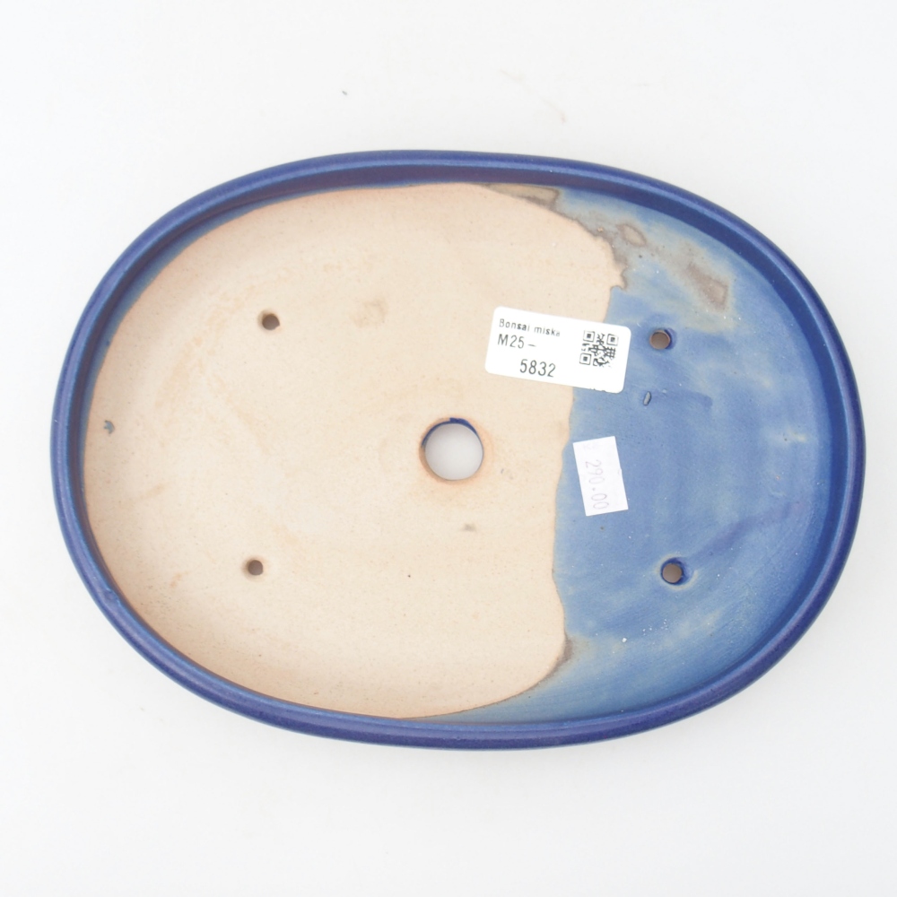 kerámia bonsai tál 22 x 17 x 5 cm, zöld