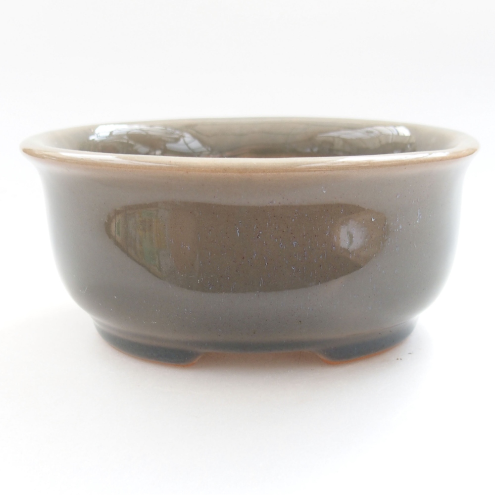 kerámia bonsai tál 22 x 17 x 5 cm, zöld